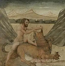 Représentation de l'école florentine, vers 1450.