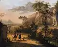 Paysage italien, Mauritshuis (fin du XVIIe&nbsp;siècle).