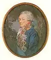 Miniature du comte Saltykoff par Augustin Christian Ritt