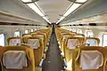 Intérieur de la classe standard d'un Shinkansen E6
