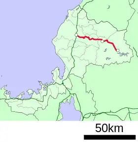 Voir la carte de la ligne.