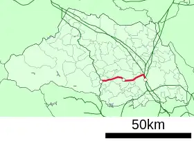 Voir la carte de la ligne.
