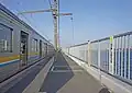 Quai de la gare d'Umi-Shibaura.