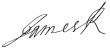 Signature de Jacques II