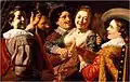 Allégorie des cinq sens, huile sur panneau, 78,2&nbsp;×&nbsp;124,4&nbsp;cm, 1622 (coll. privée).