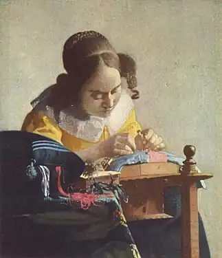 La Dentellière, vers 1669-1670, Paris, musée du Louvre.