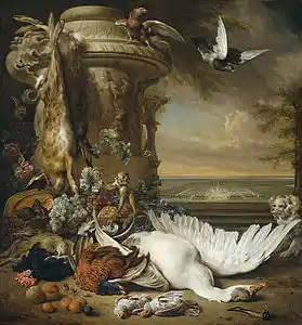 Un Singe et un chien, 1714Rijksmuseum
