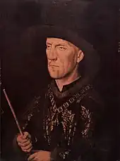 Jan van Eyck, Portrait de Baudoin de Lannoy, vers 1435.