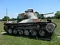 Char 97 Chi-Ha variante Shinhoto à l'United States Army Ordnance Training and Heritage Center semblable à celui utilisé par les élèves du lycée Chi-Ha-Tan.