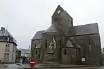 Vue du nord-est, côté chevet.