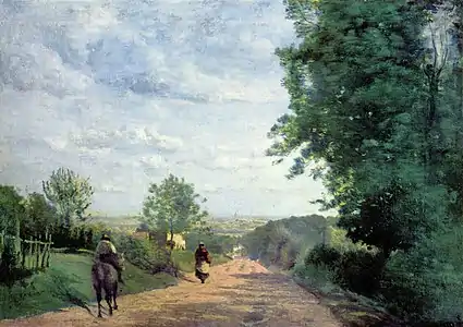 CorotChemin de Sèvres, 1855-1865Musée du Louvre.