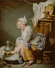 Jean-Baptiste Greuze, La Blanchisseuse, 1761.