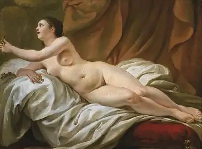 Jean-Baptiste-Marie Pierre, Danaé (XVIIIe siècle), localisation inconnue.