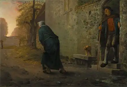Jean-François Millet, L'Attente, vers 1853-1861.