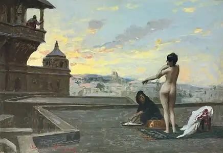 Étude peinte.
