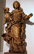 Vierge à l'Enfant (Jean Del Cour, 1693), Grand Curtius, Liège
