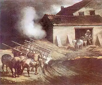 Le Four à plâtre (1821-1822), huile sur toile, 50 × 61 cm, Paris, musée du Louvre.