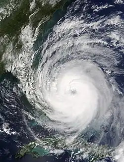 Ouragan Jeanne le 25 septembre 2004 à 19 h 22 UTC.
