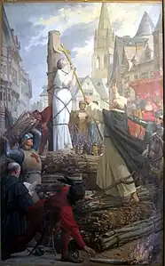 Jeanne au bûcher.