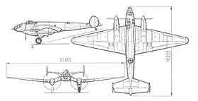 Vue de l'avion.