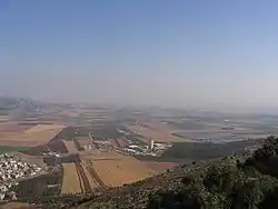 Vue de la vallée de Jezreel.