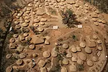 Maquette de village.