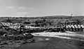 Photographie de la construction du barrage.