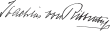 Signature de Joachim von Ribbentrop