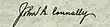 Signature de John Connally