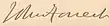 Signature de John Forrest