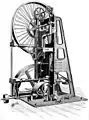 Gravure d'une scie à ruban 1850-185?.
