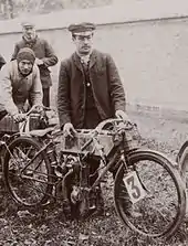 Joseph Collombvainqueur 1904sur Magali de la catégorieMotocyclettes ⅓ l.