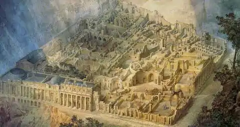 Joseph Gandy (en), Soane's Bank of England as a Ruin (1830).