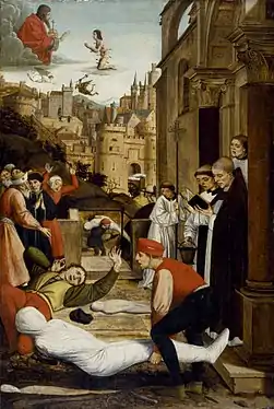 Saint Sébastien priant en intercession pour les victimes de la peste, Walters Art Museum (Baltimore).