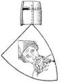 Armes de Westphalie figurant un Juif portant le judenhut (1345)