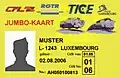 Carte d'abonnement pour jeunes « Jumbokaart » de 2006.