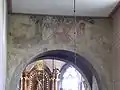 Peinture murale de la nef carolingienne