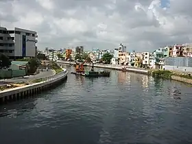 Le canal traversant le 3e arrondissement