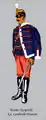 Caporal de hussard de la Honvéd hongroise, en tenue de parade