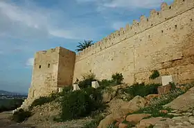 Fort hispano-turc de Kélibia construit sur des soubassements puniques (Ve et IIIe&nbsp;– IIe&nbsp;siècle&nbsp;av. J.-C.).