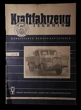 Image illustrative de l’article Kraftfahrzeugtechnik