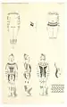Tatouages dans les îles Carolines, 1889.