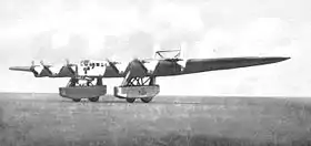 Vue de l'avion.