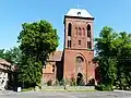Style roman et gothique (cathédrale Saint-Jean-Baptiste, Kamień Pomorski, Pologne).