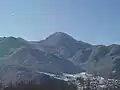 Mont Kamuriki, dit Ubasute, vu du pont Kamuriki