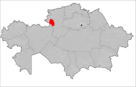 Localisation de District de Kamysty