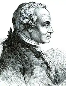 Portrait d'Emmanuel Kant.