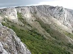 Bord du plateau.