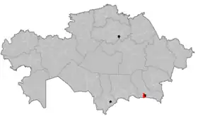 Localisation de District de Karasaï