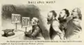 «&nbsp;Court ou long?&nbsp;» (Kladderadatsch, 1884)